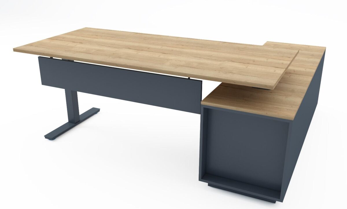 Ergolux credenza antracit